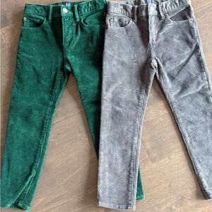 GAP Kids Corduroy Pants Set - Green and Gray